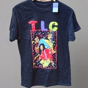 NWT TLC 90's group graphic tee small